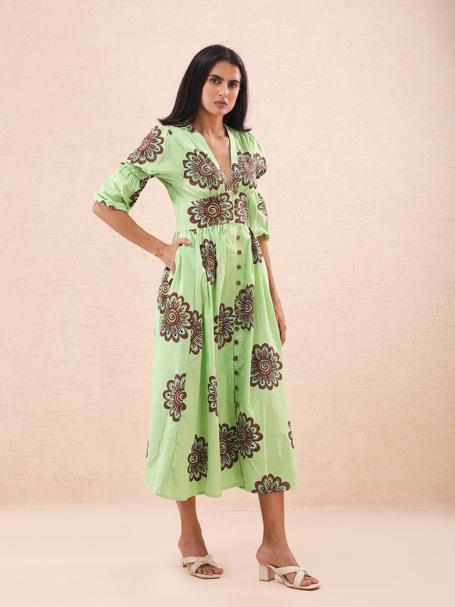 Bird Song Long Dress