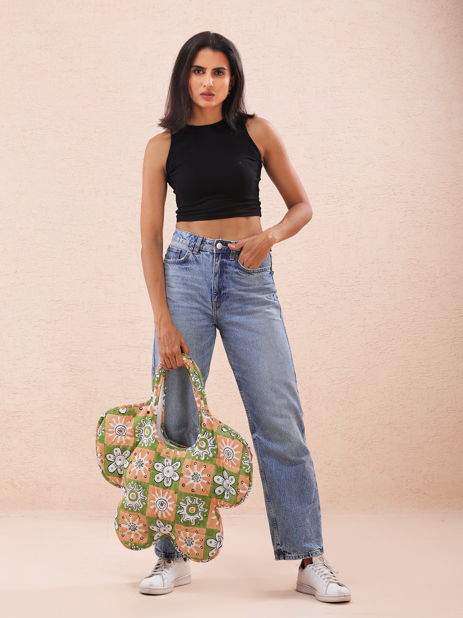 Retro Flower Tote