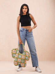 Retro Flower Tote