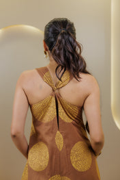 Golden Tamaya Anarkali Dress