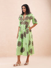 Bird Song Long Dress