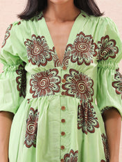 Bird Song Long Dress