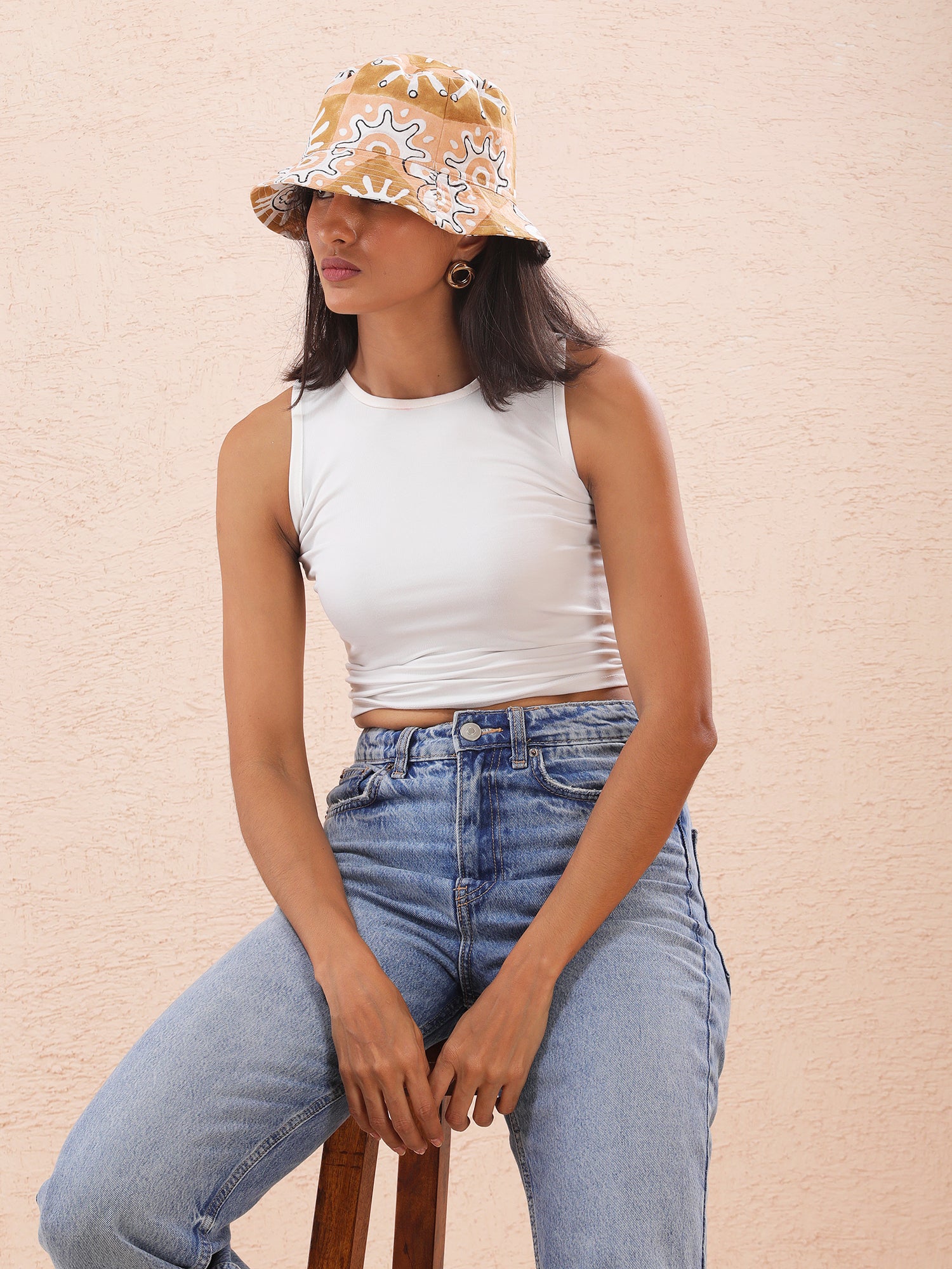 Earthy Flower Hat
