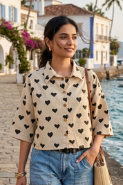 Amore Cropped Shirt