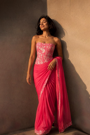 Jaipur Sorbet Corset & Ready to Wear Saree