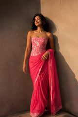 Jaipur Sorbet Corset & Ready to Wear Saree
