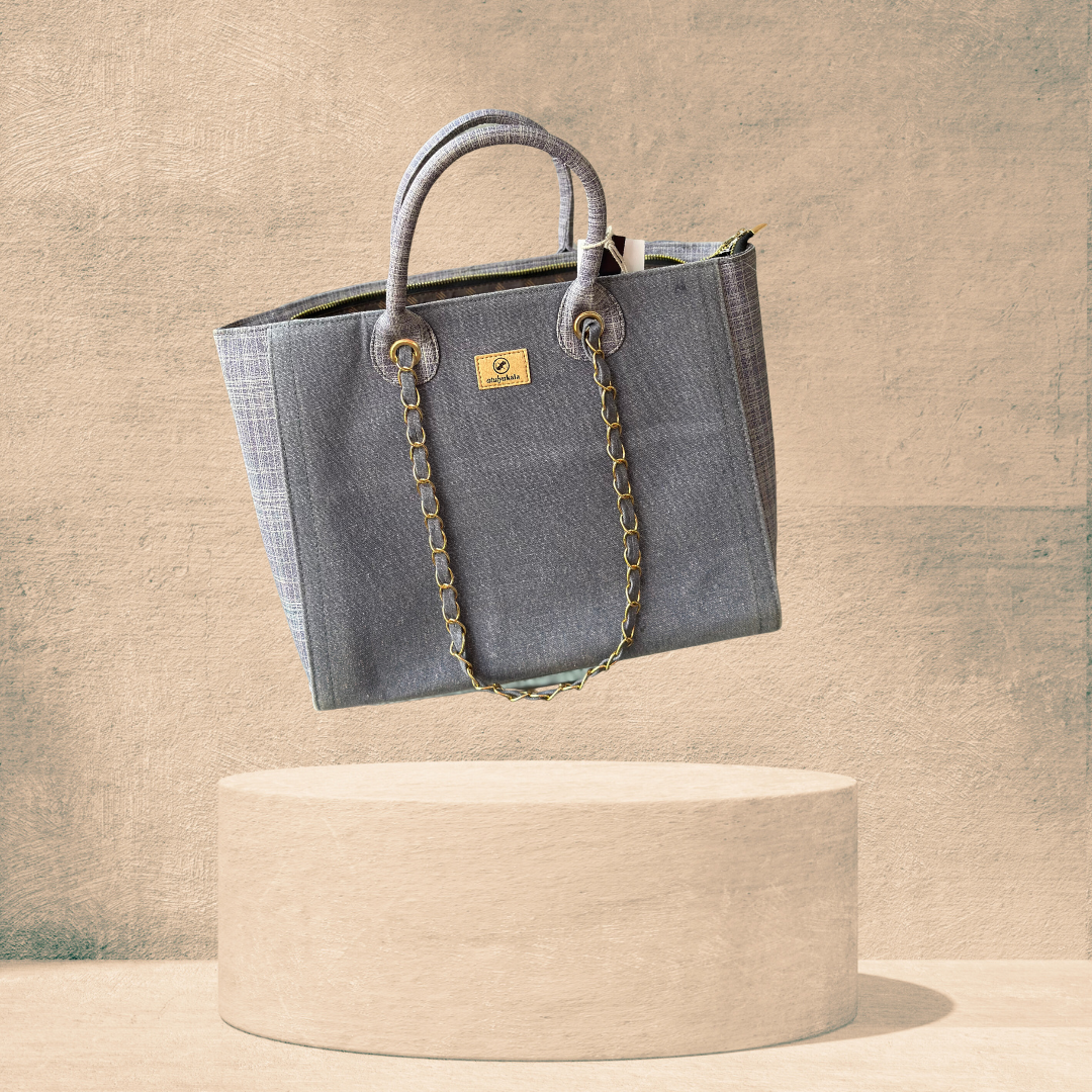 Slate Canvas Handbag