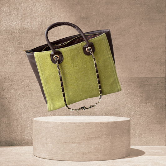 Tusan Green Handbag