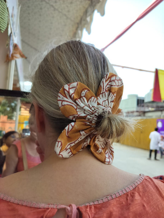 Mocha Hair Scrunchie