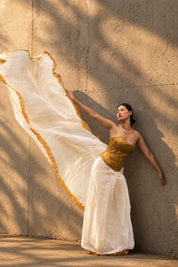Sunheri Corset & Ready to Wear Saree