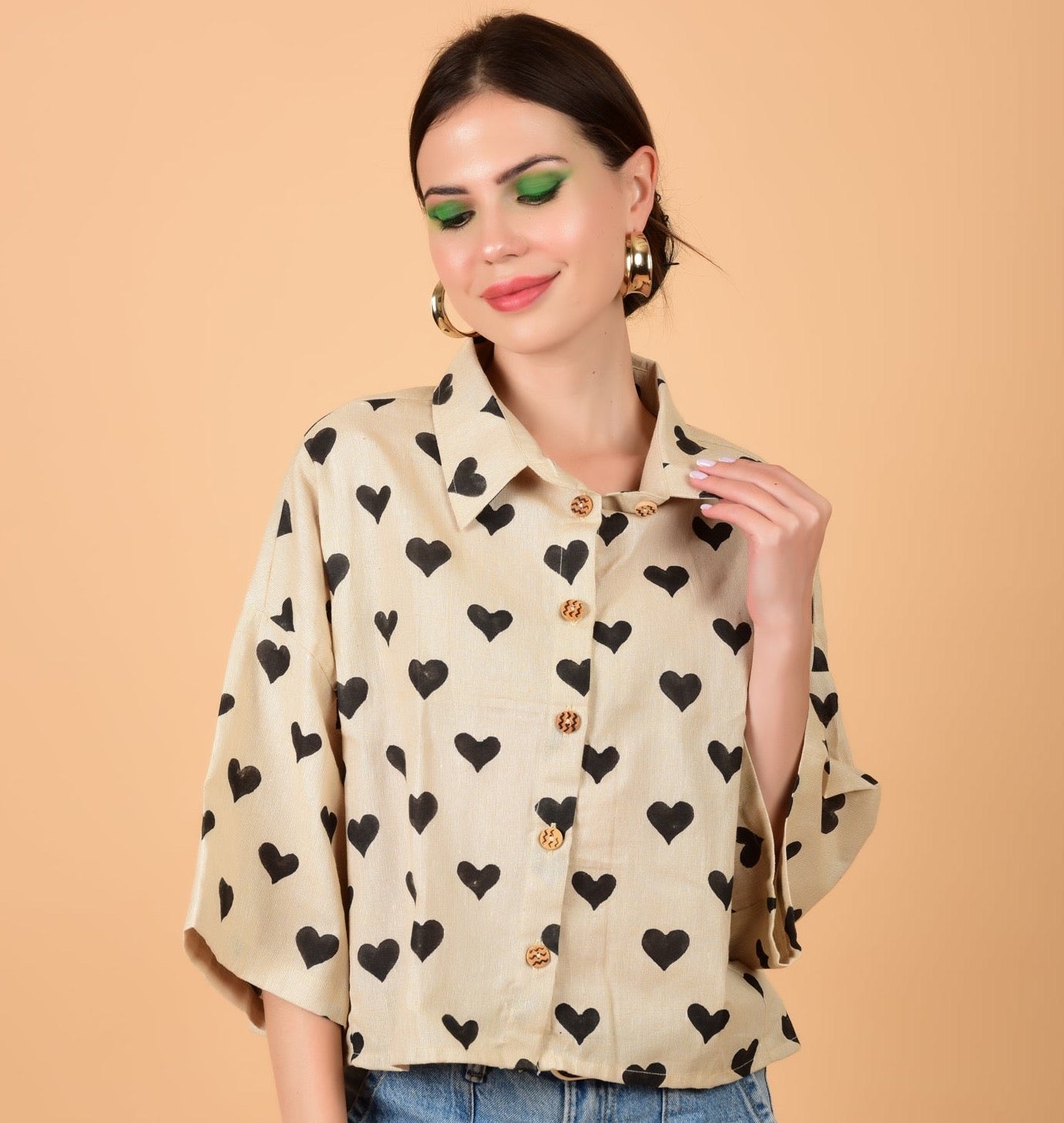 Amore Cropped Shirt Cropped Shirt - Atulyakala