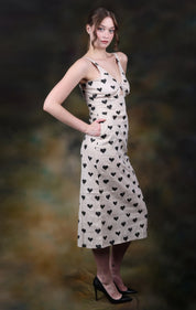 Amore Long Dress Midi Dress - Atulyakala