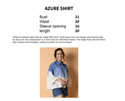 AZURE SHIRT - Atulyakala