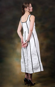 Bella Bianca Dress Maxi Dress - Atulyakala