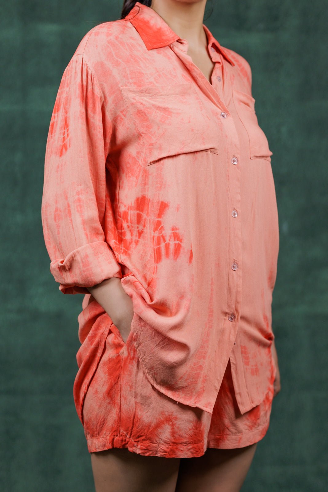 Coral Coord Set - Atulyakala