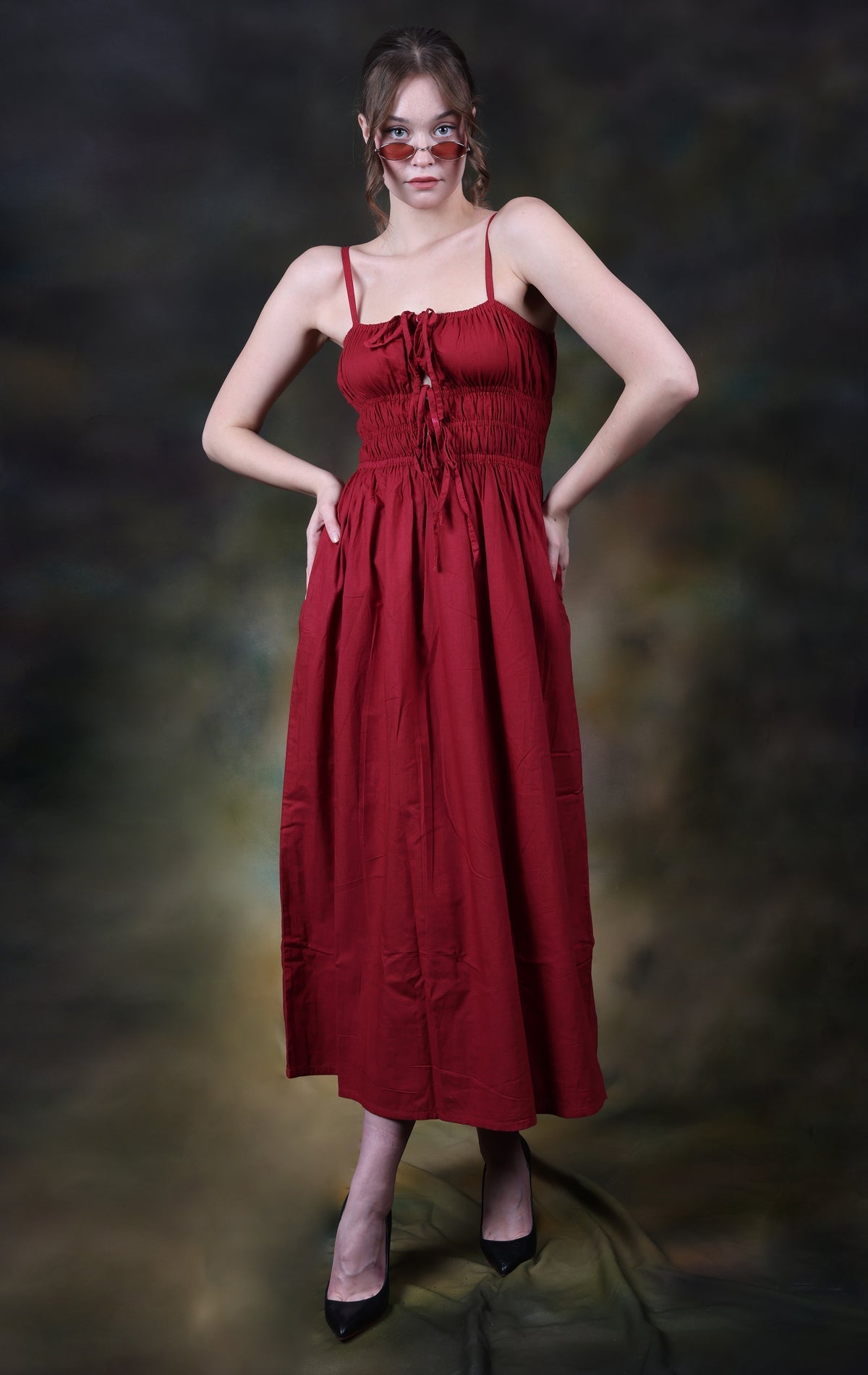 Desert Rose Dress Maxi Dress - Atulyakala