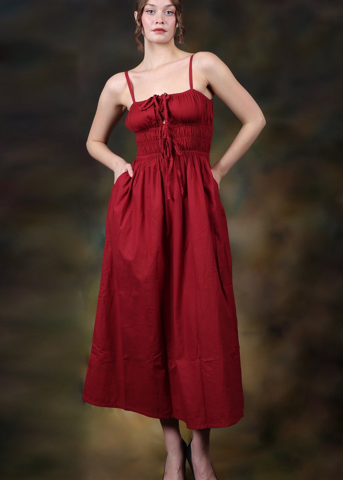 Desert Rose Dress Maxi Dress - Atulyakala