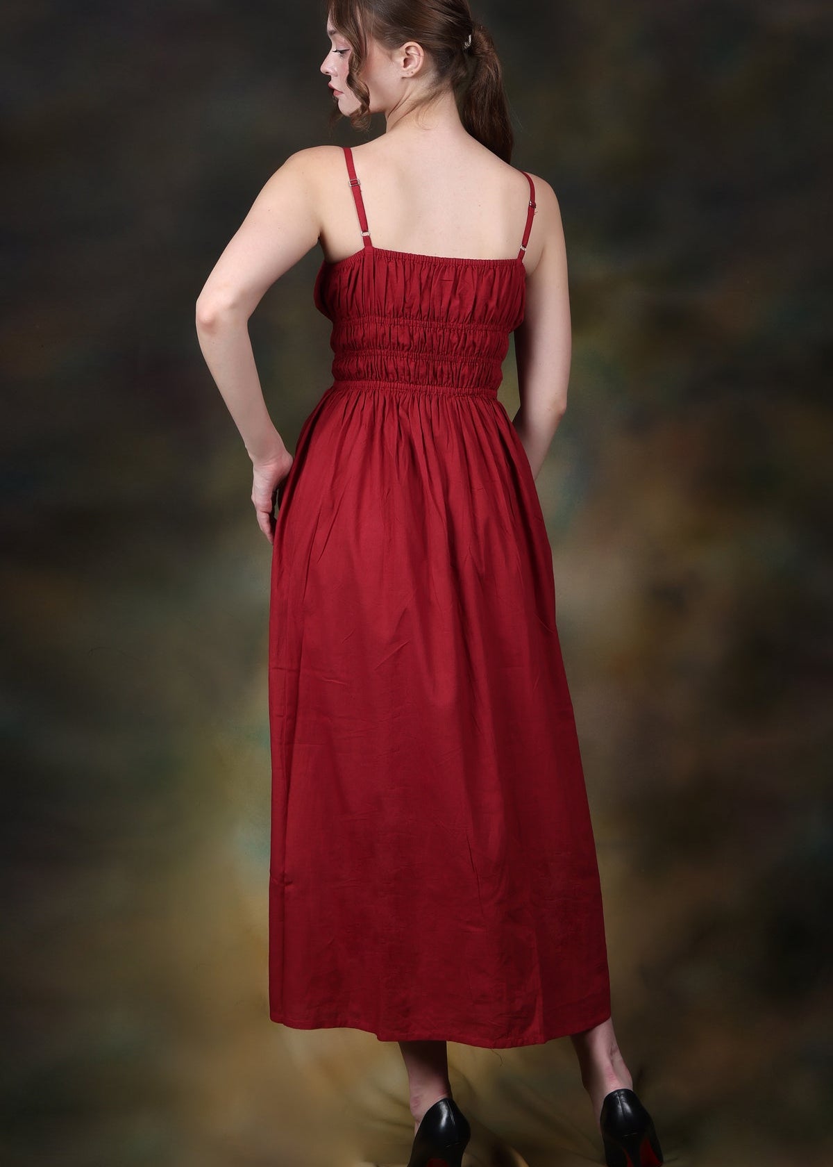 Desert Rose Dress Maxi Dress - Atulyakala