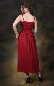 Desert Rose Dress Maxi Dress - Atulyakala