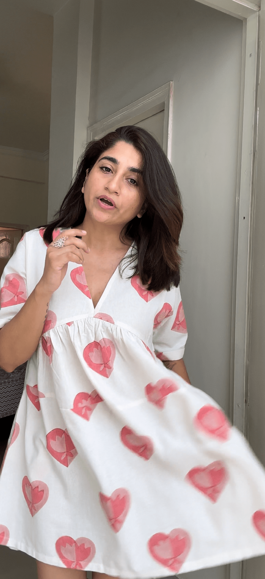 Dil Vil Dress Mini Dress - Atulyakala