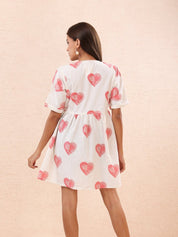 Dil Vil Dress Mini Dress - Atulyakala