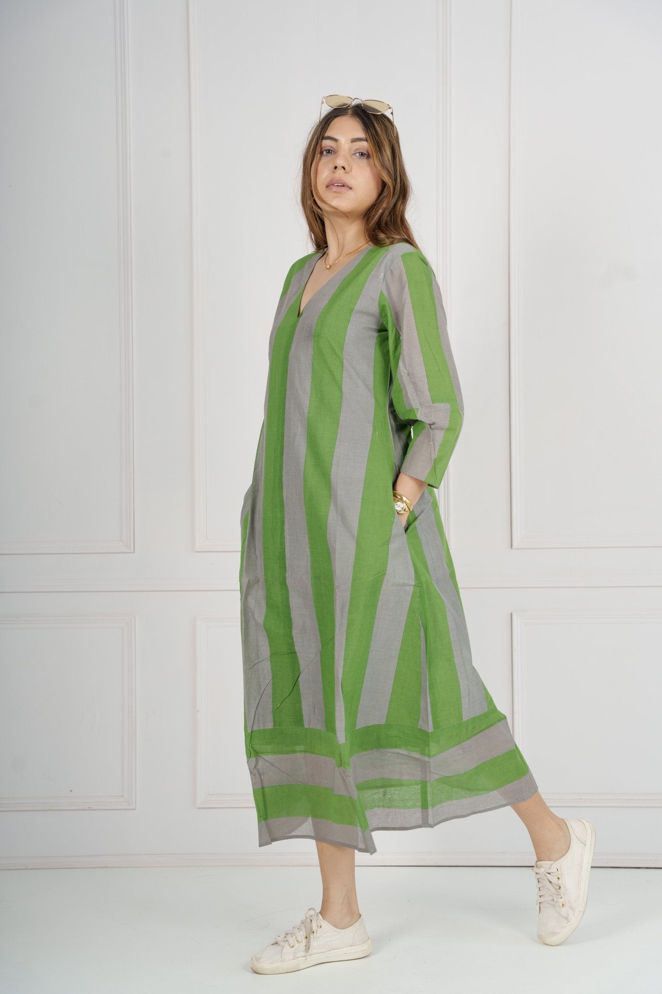 Green Grove Maxi Dress Maxi Dress - Atulyakala