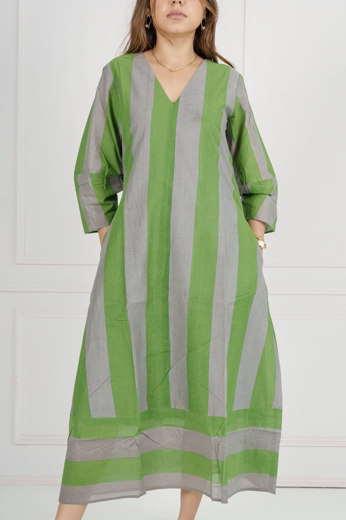 Green Grove Maxi Dress Maxi Dress - Atulyakala