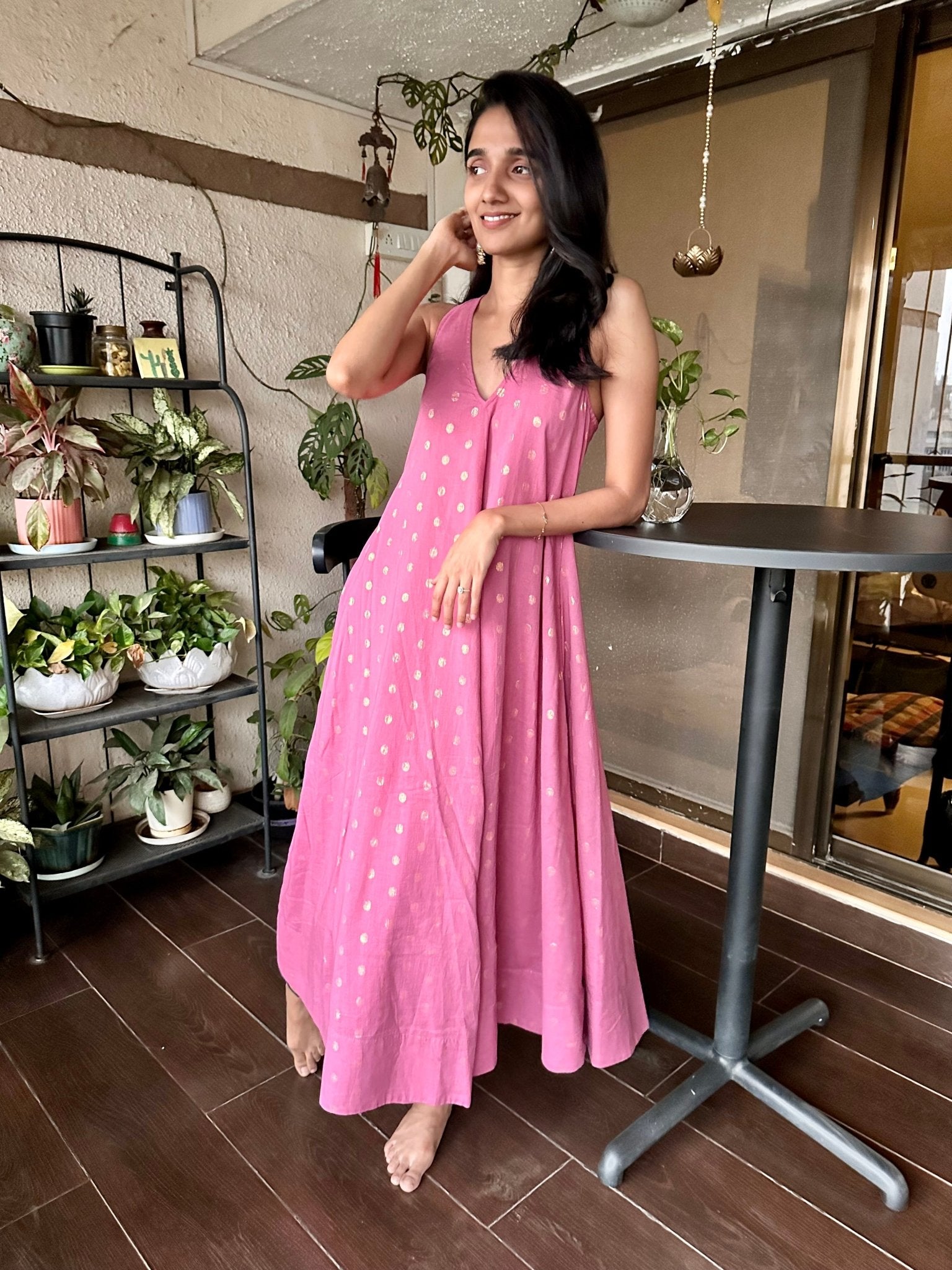 GULAAB BUTA Dress - Atulyakala