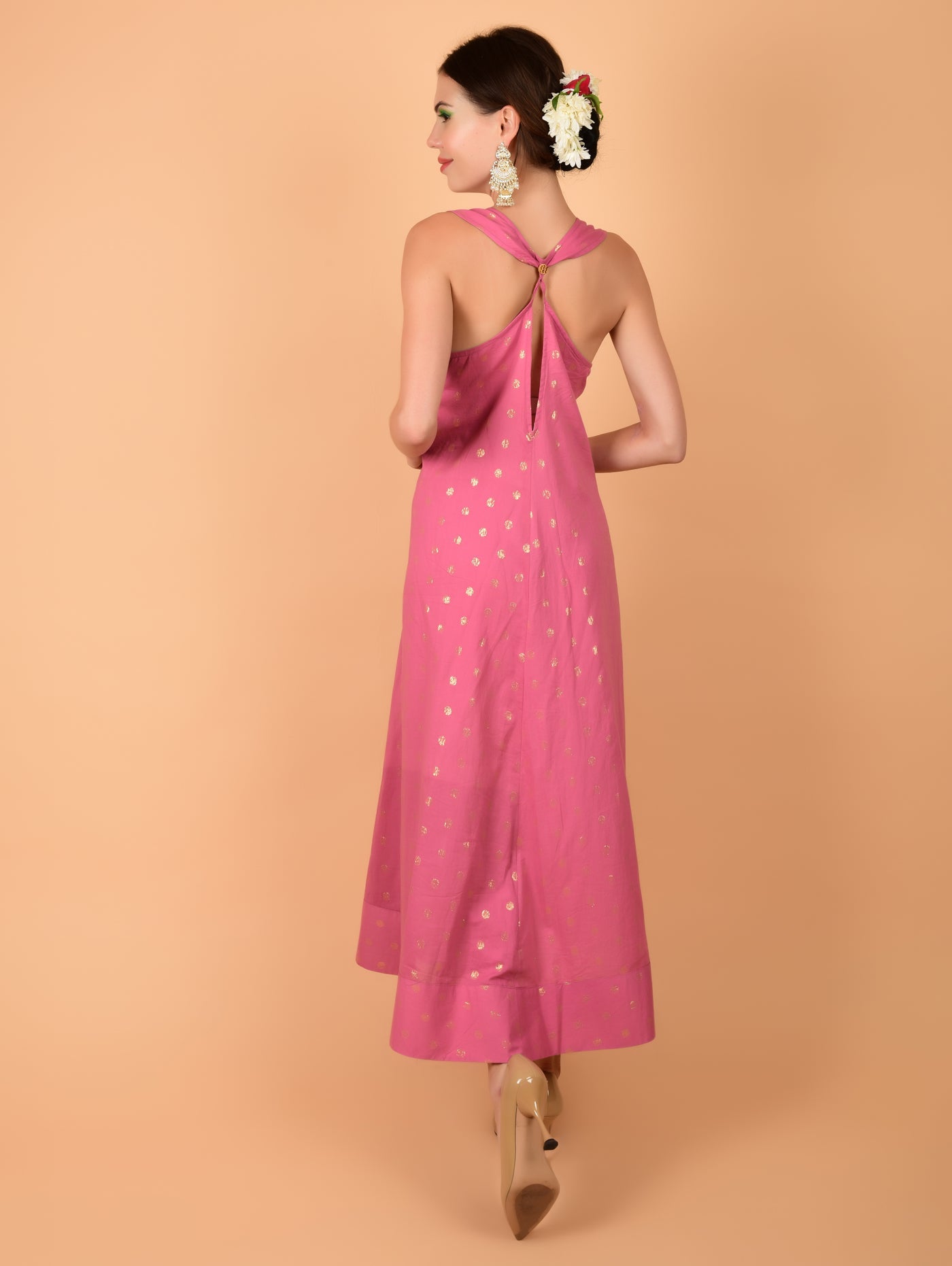 GULAAB BUTA Dress - Atulyakala