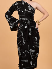 La Verna Knot dress Midi Dress - Atulyakala