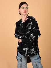 La Verna Oversized Shirt Oversized Shirt - Atulyakala