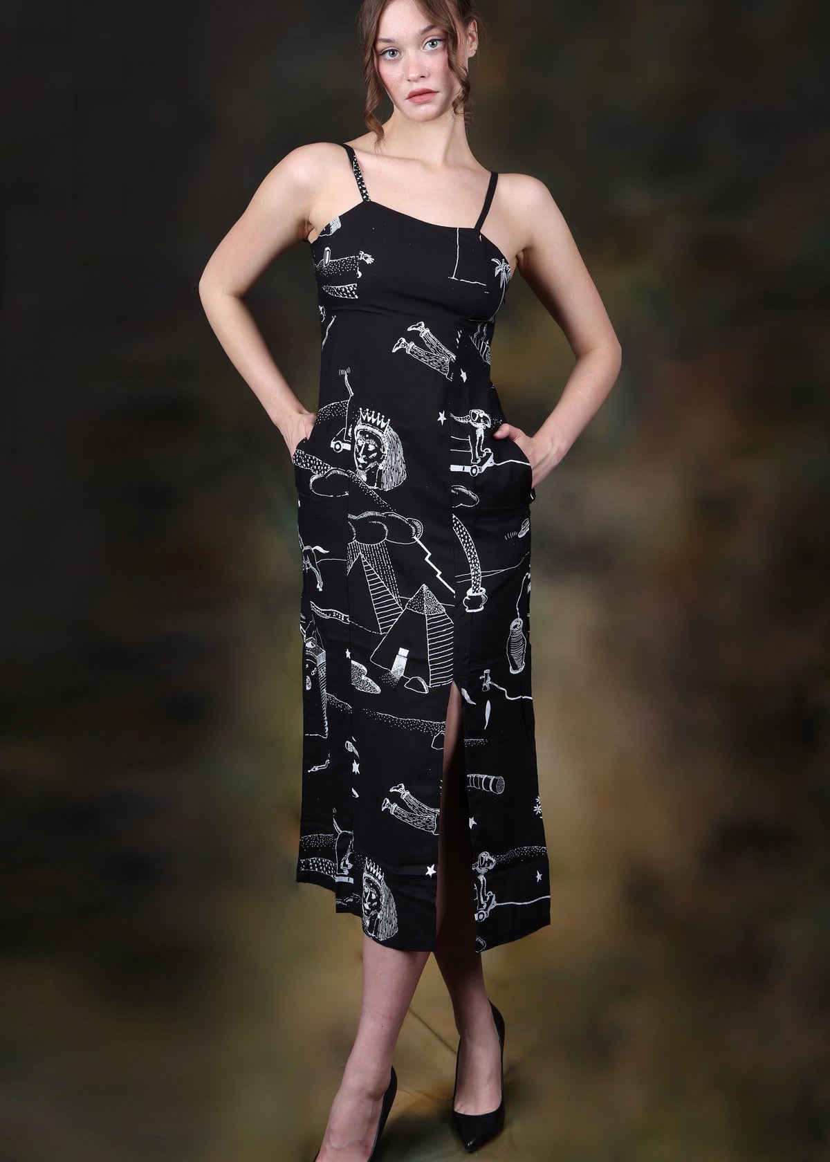 La Verna Strap Dress - Atulyakala