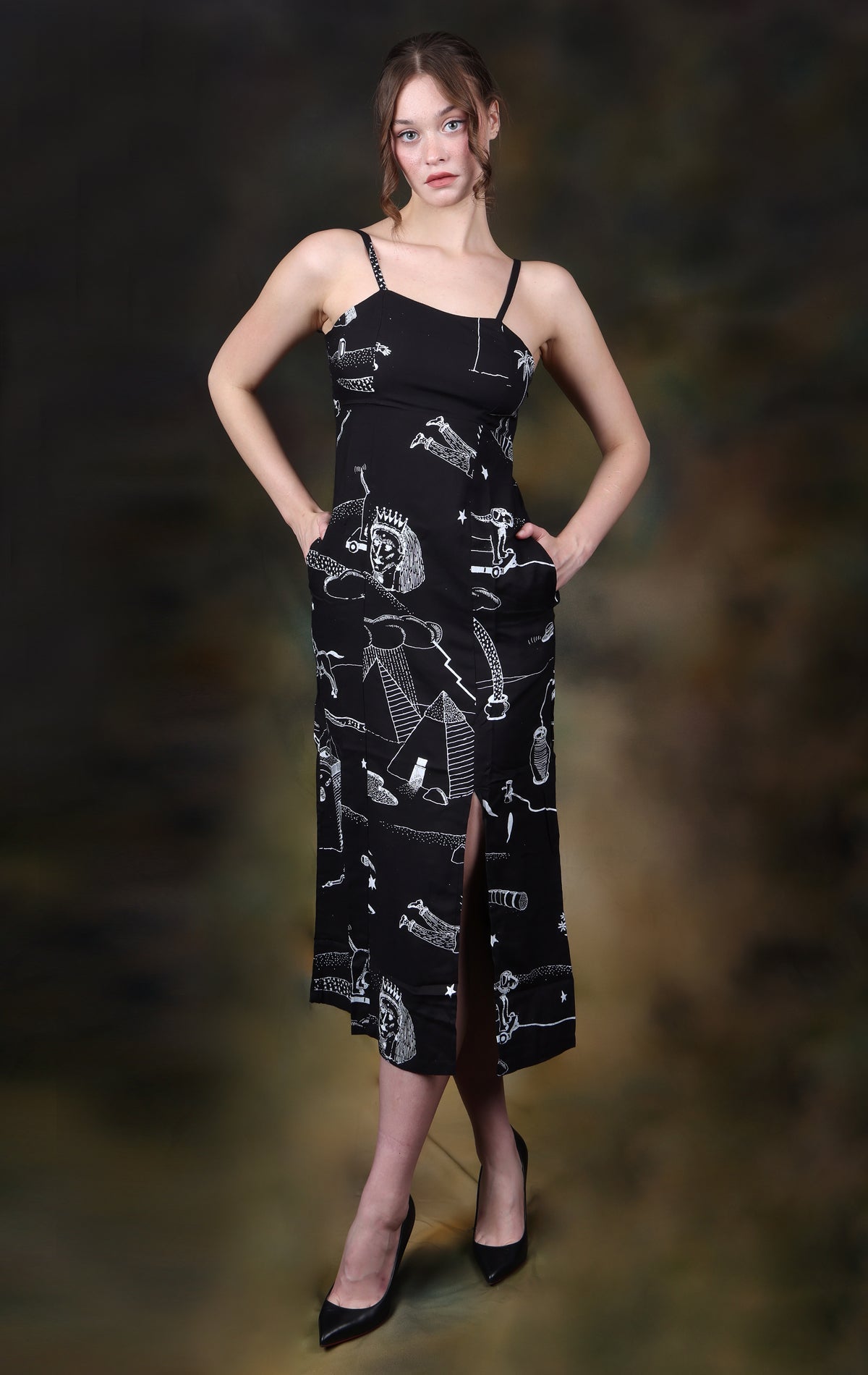 La Verna Strap Dress - Atulyakala