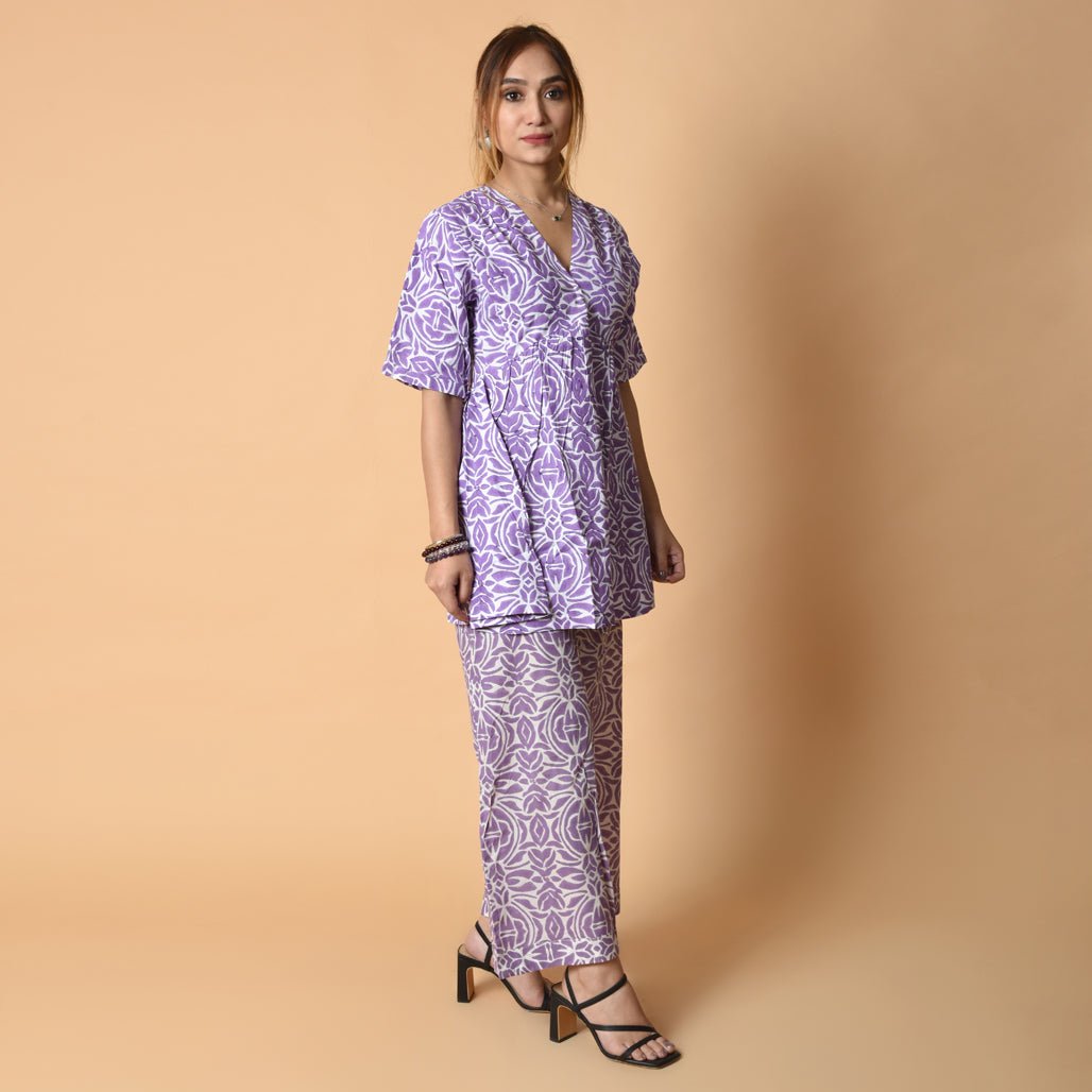 Lavender Blossom Co - ord - Atulyakala