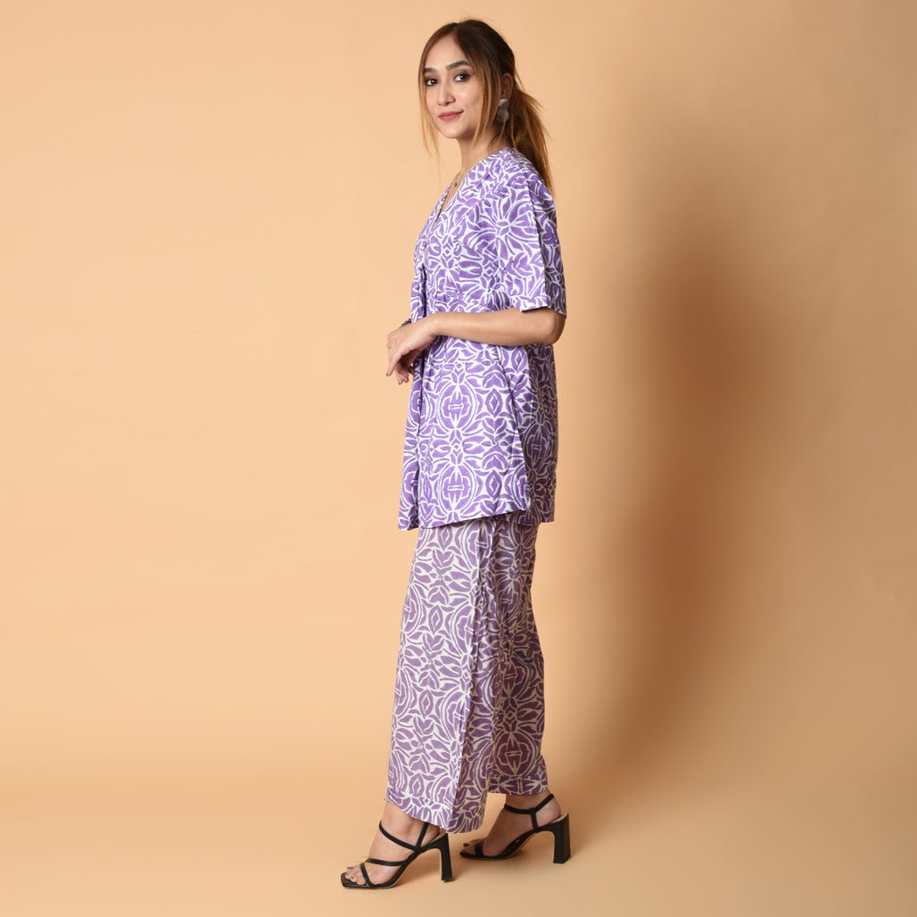 Lavender Blossom Co - ord - Atulyakala