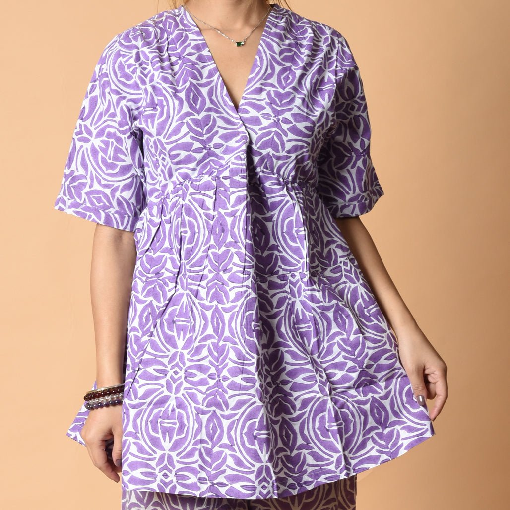 Lavender Blossom Co - ord - Atulyakala