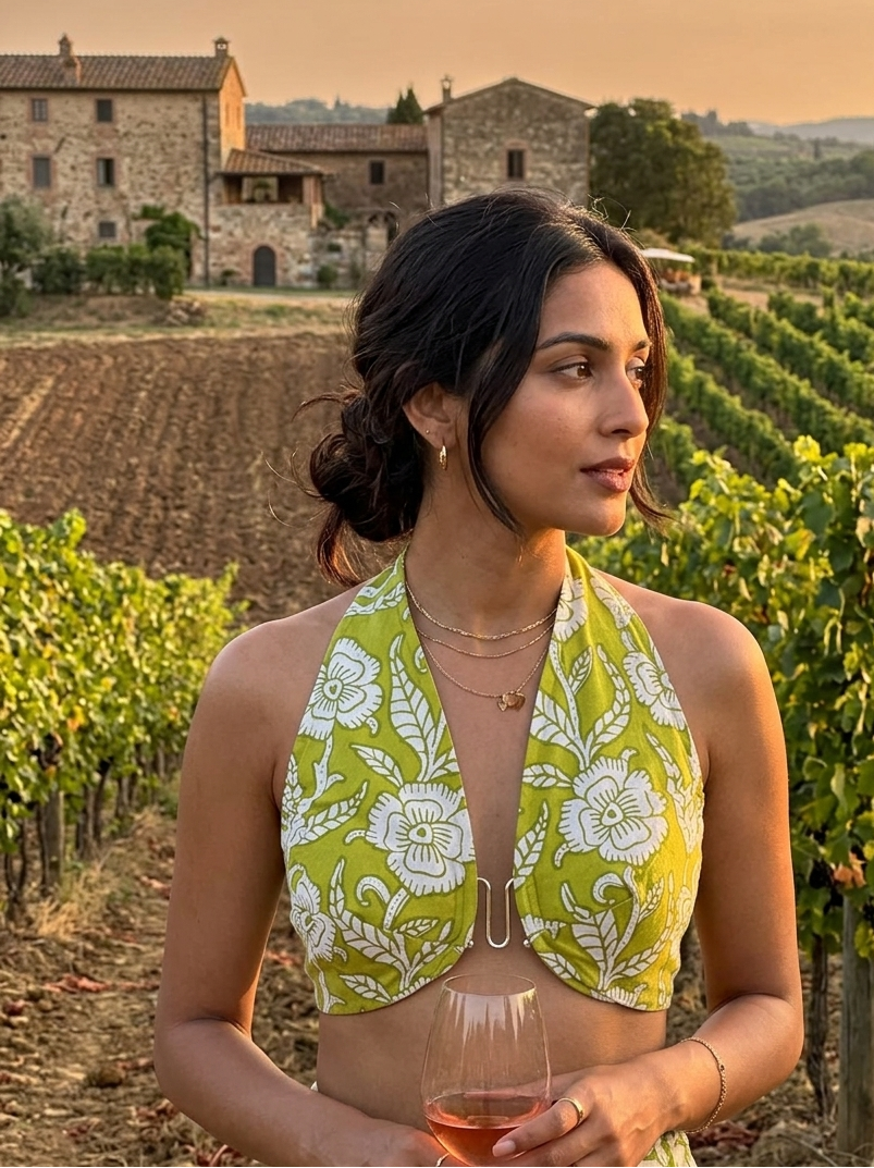 Lemon Sorbet Halter Top