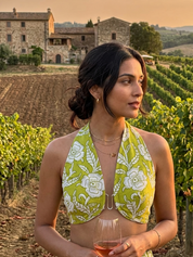 Lemon Sorbet Halter Top
