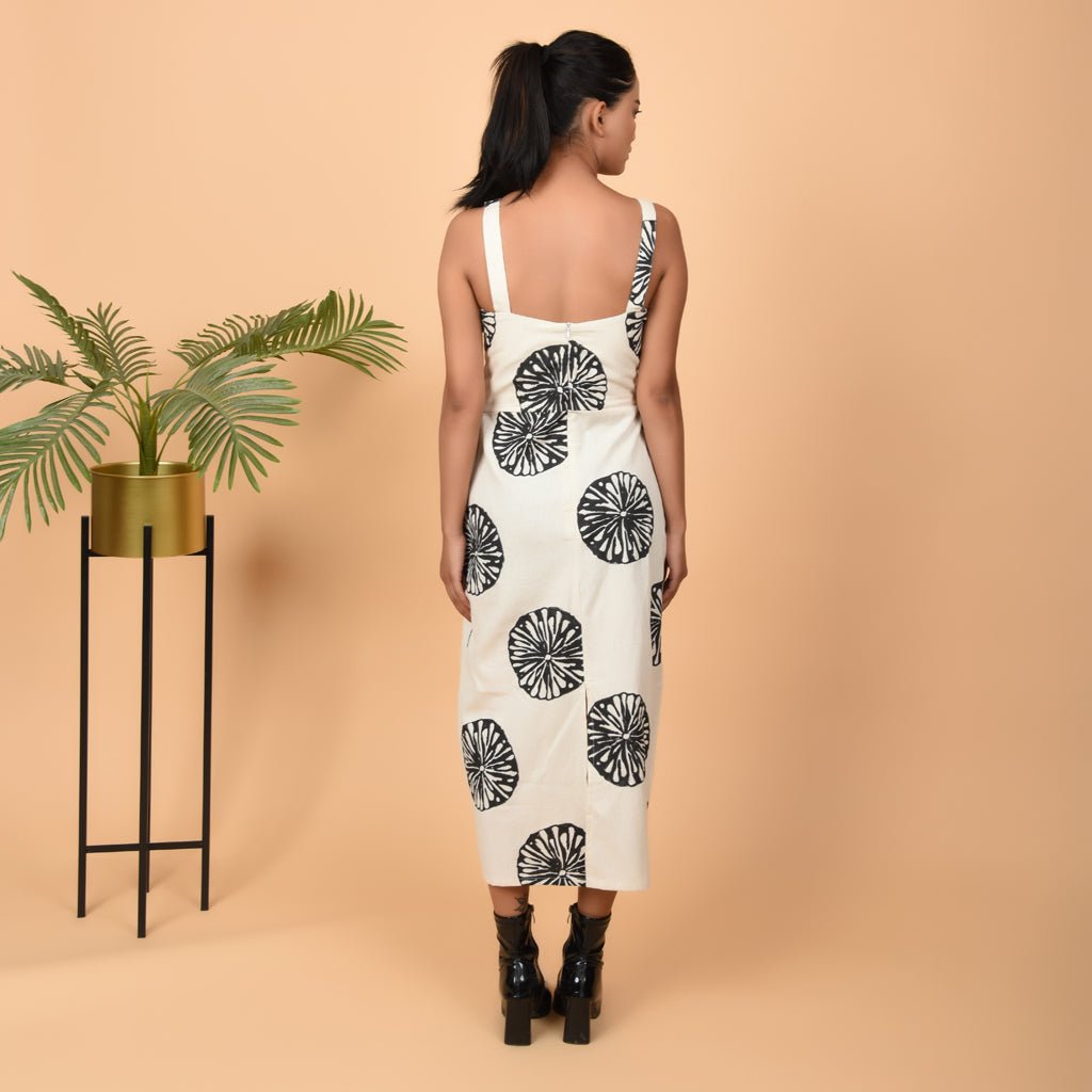 Mystic Halter Cut Dress - Atulyakala