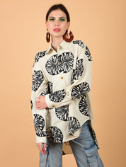 Mystic Oversized Shirt Oversized Shirt - Atulyakala