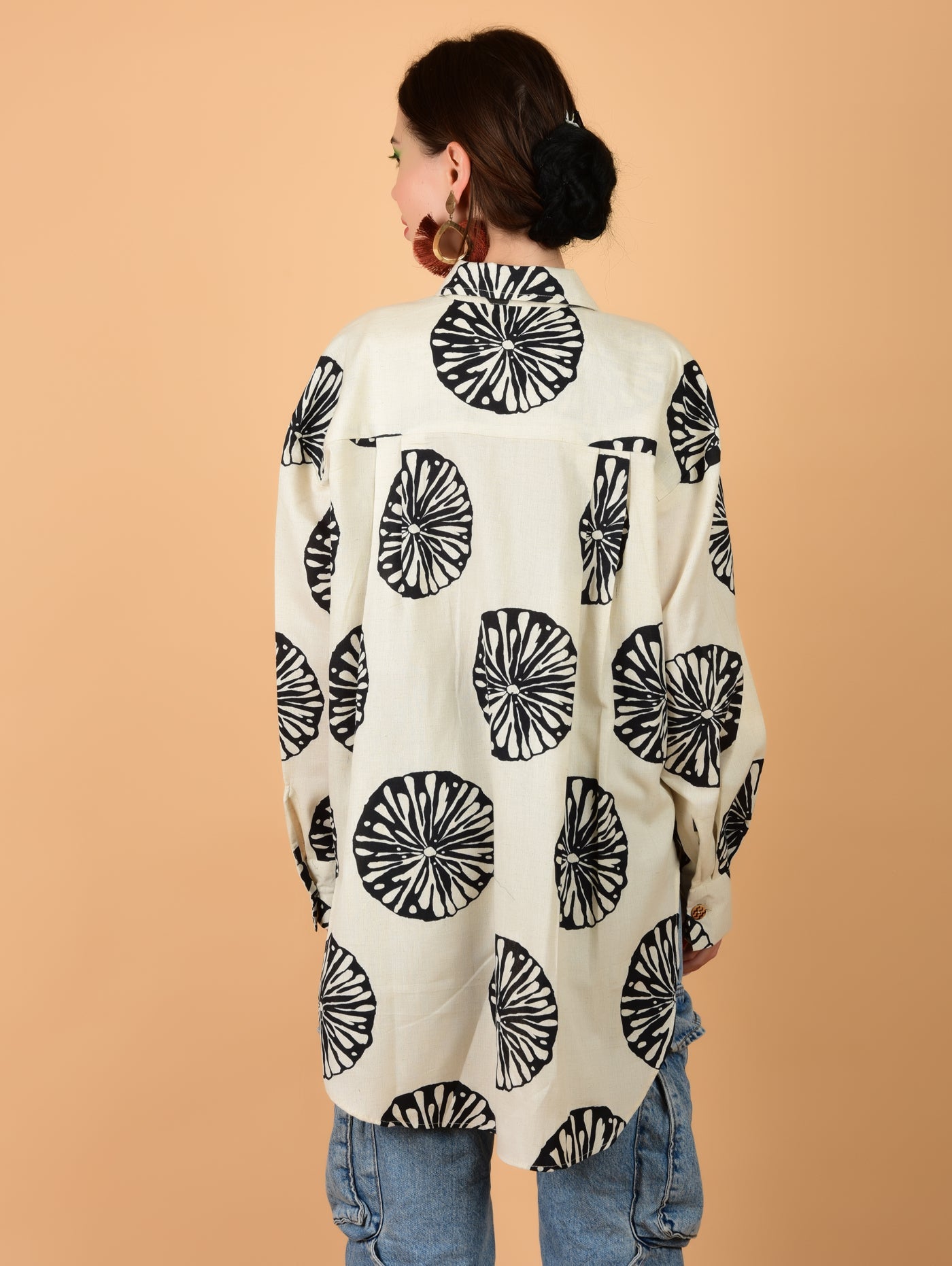 Mystic Oversized Shirt Oversized Shirt - Atulyakala