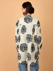 Mystic Oversized Shirt Oversized Shirt - Atulyakala