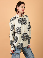 Mystic Oversized Shirt Oversized Shirt - Atulyakala