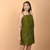 Serene Meadow Dress Short Dress - Atulyakala