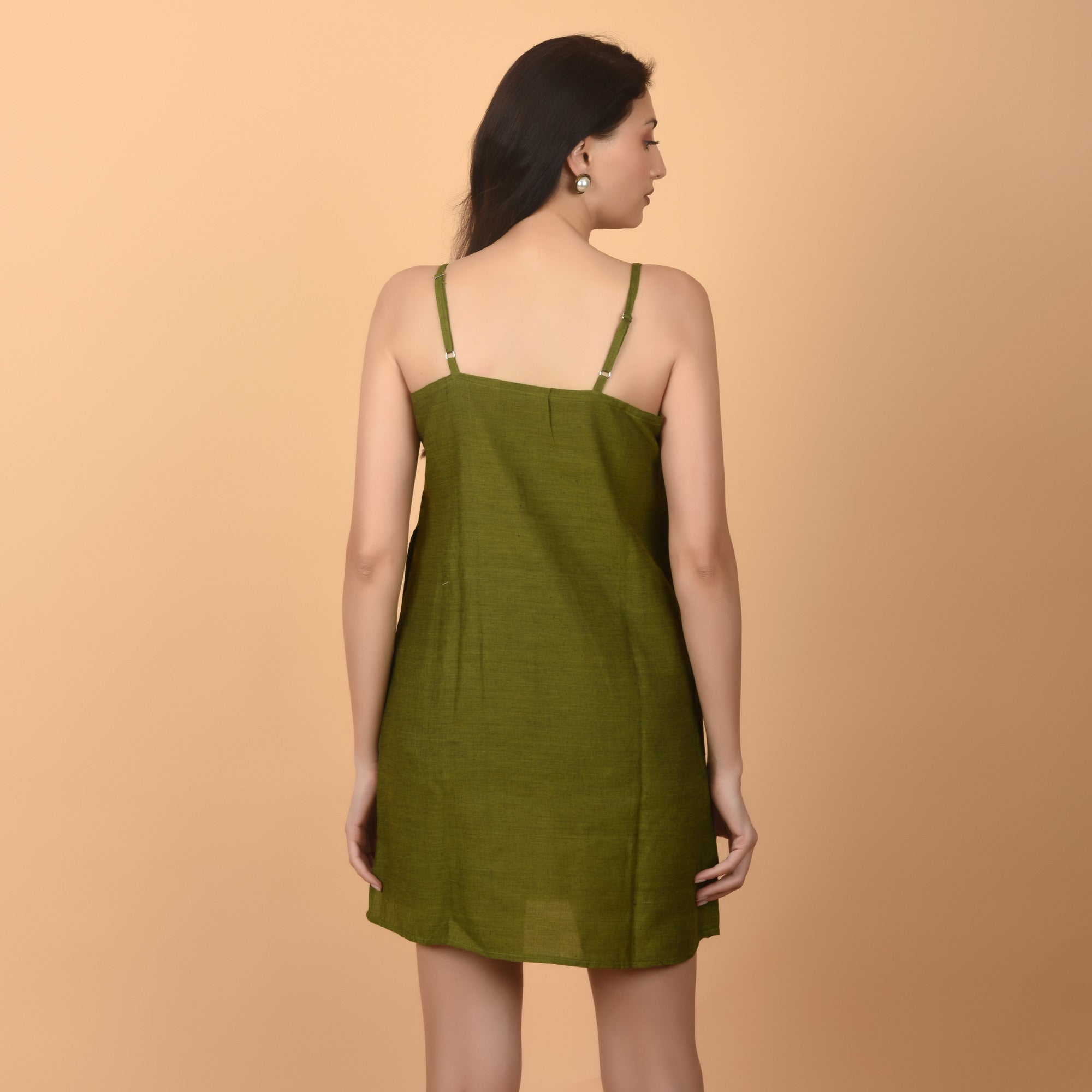 Serene Meadow Dress Short Dress - Atulyakala