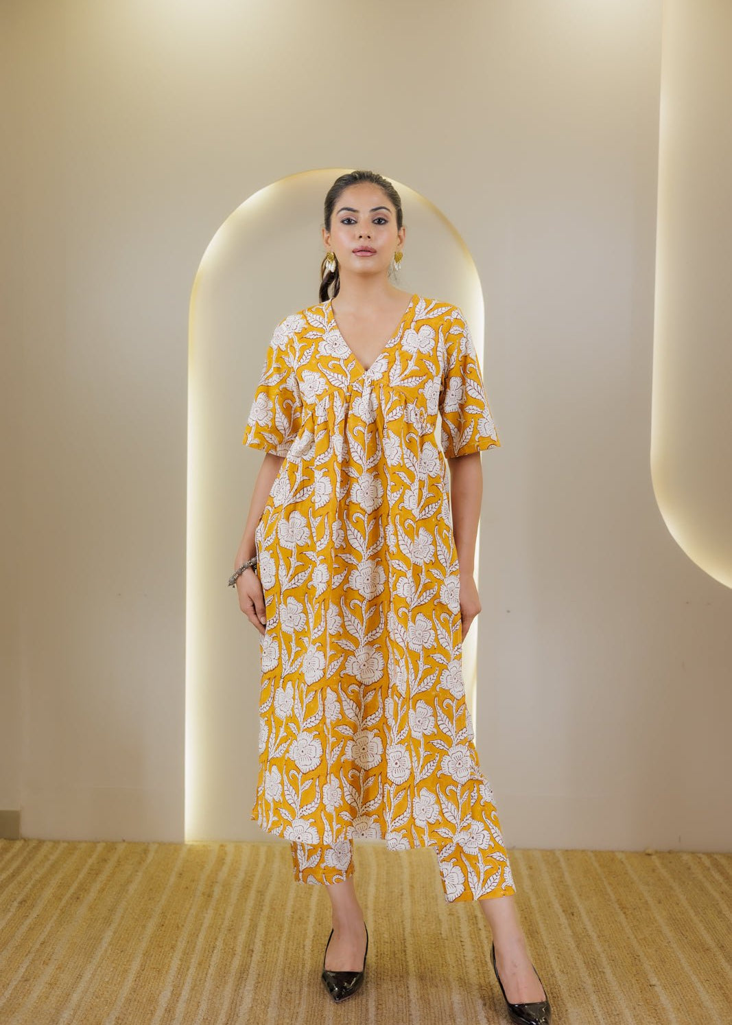 Sunny Day Kurta and Pant Coord - Atulyakala