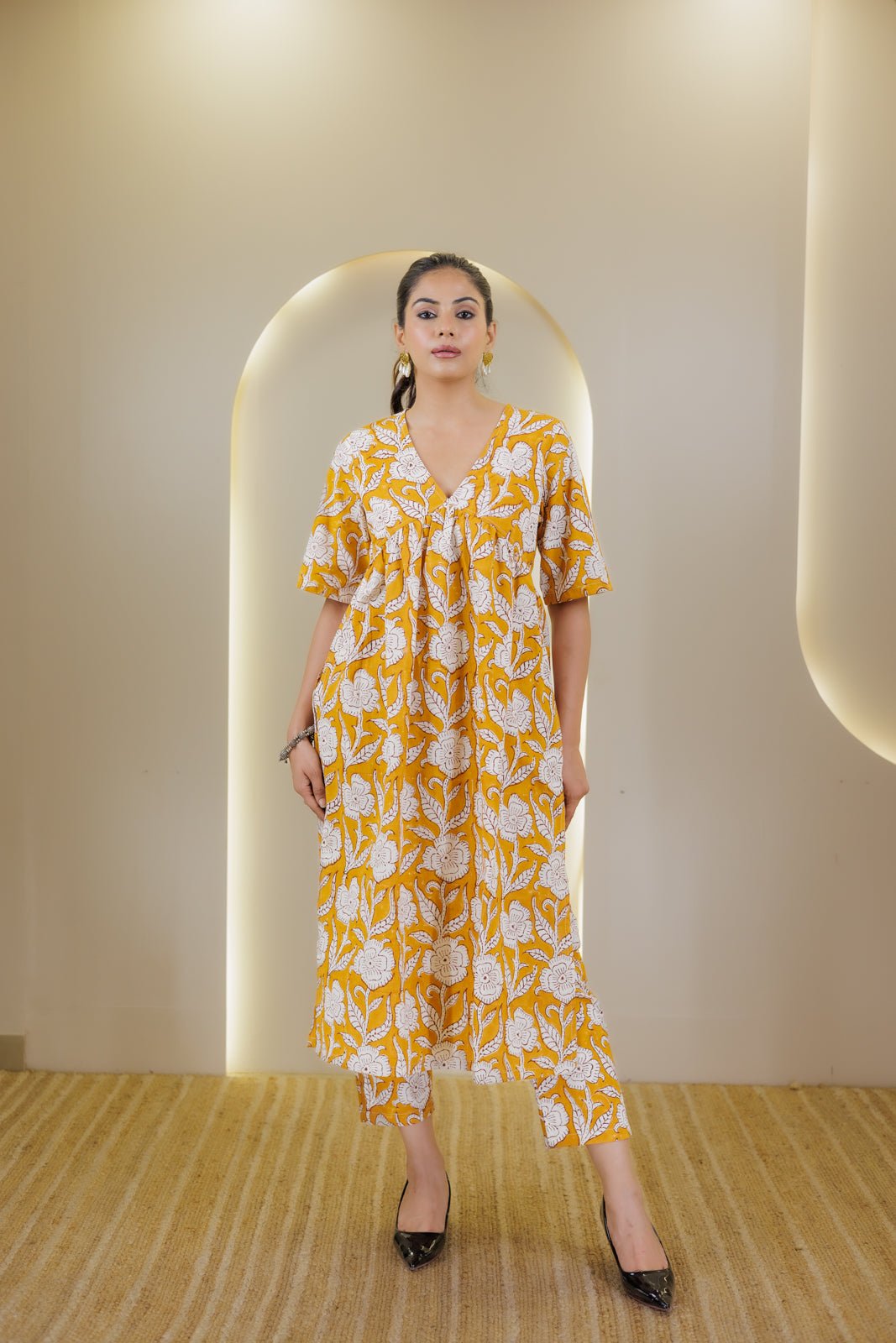 Sunny Day Kurta and Pant Coord - Atulyakala