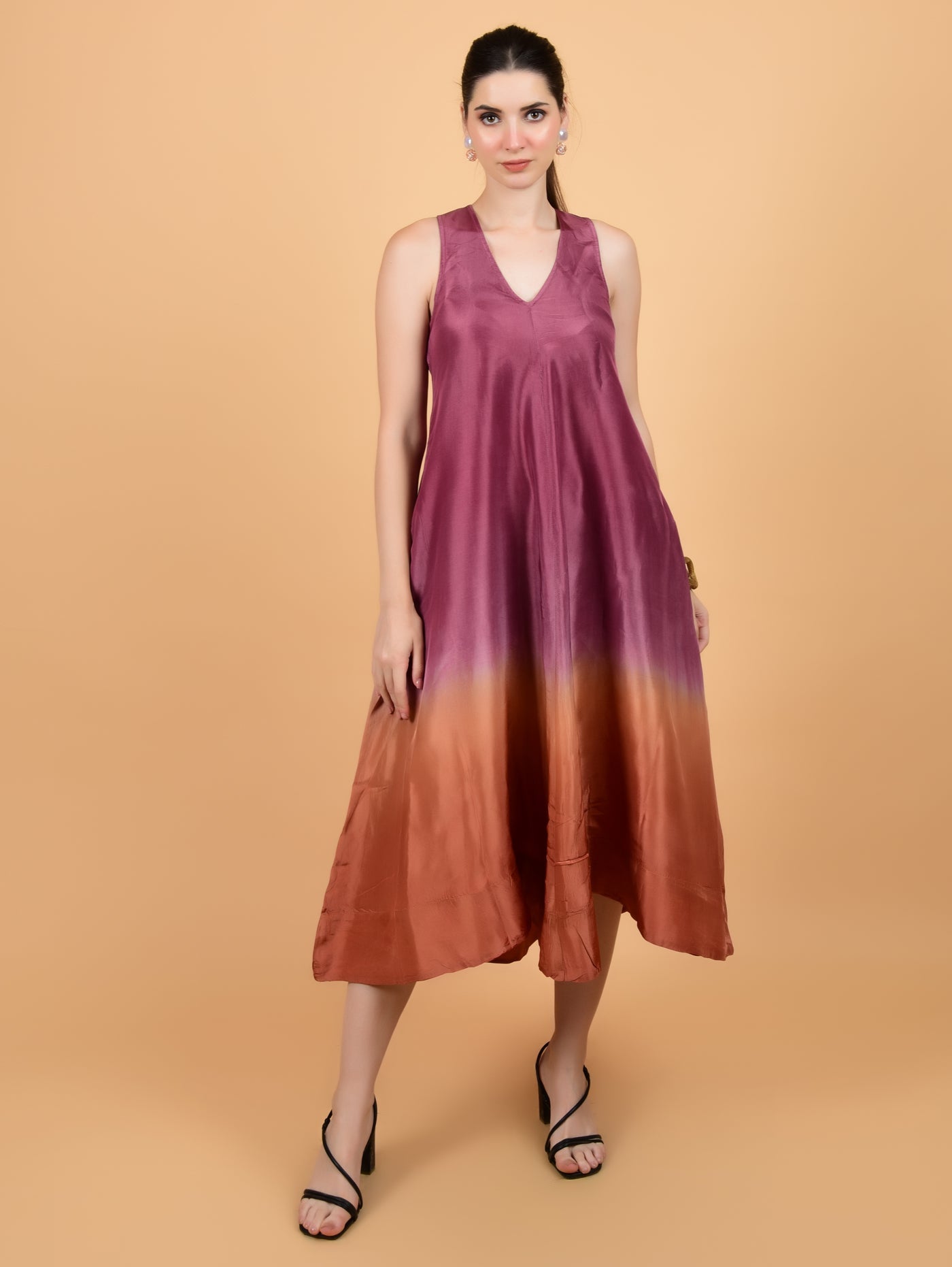 Sunset Serenity Dress - Atulyakala