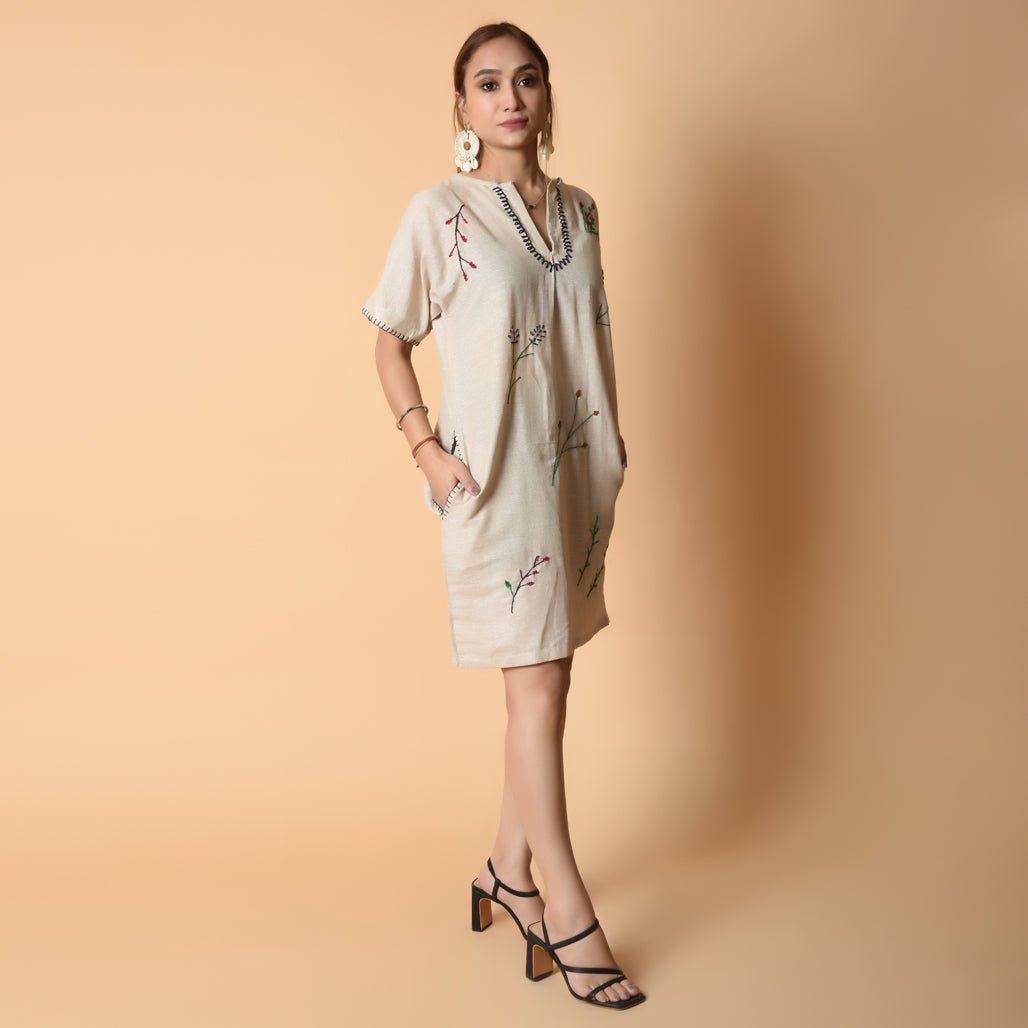 Whimsy Blooms Dress - Atulyakala