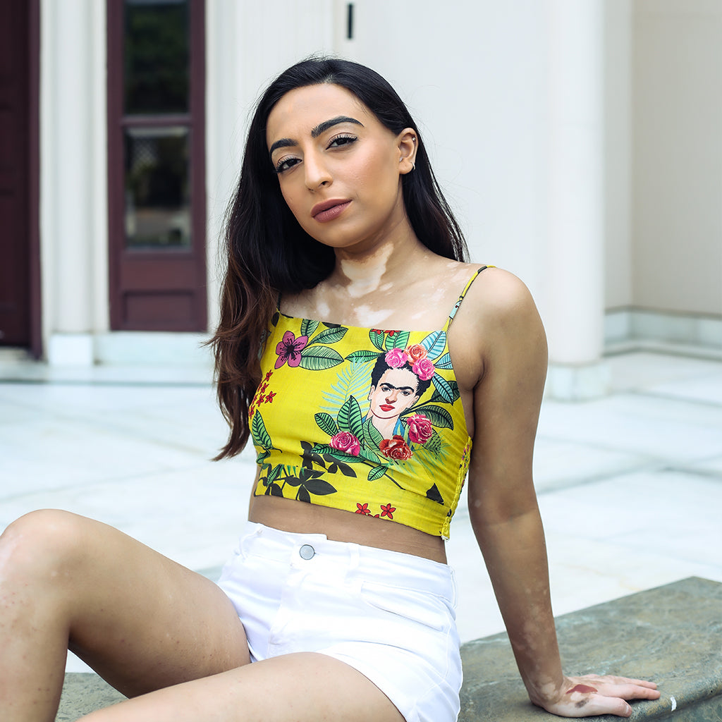 Frida Kahlo crop top